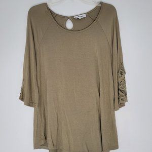 Kontrol, L, beige top